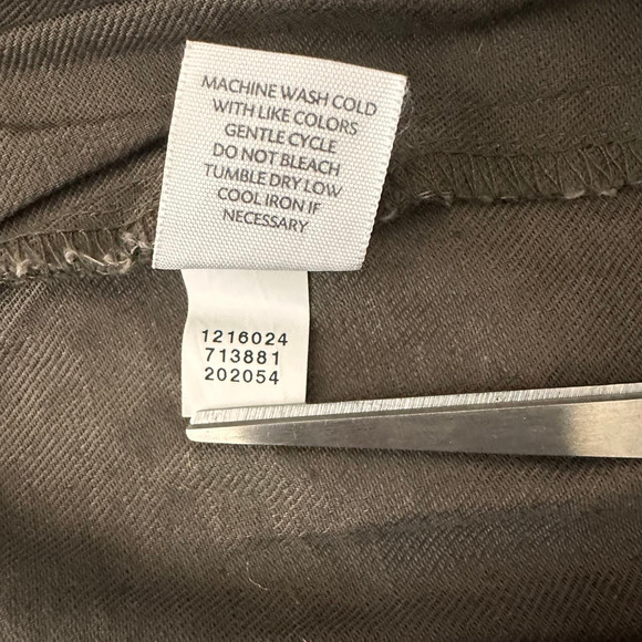 J. Jill NWT Green Brown Midrise Linen Cotton Blend Cropped Relaxed Pants Sz 6 - Picture 7 of 7